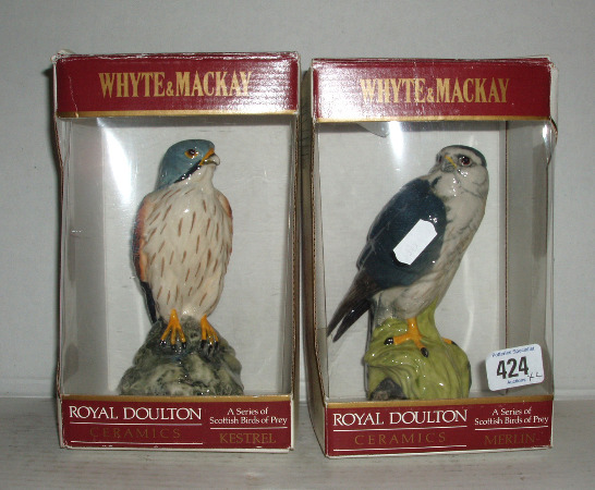 Appraisal: Merlin Whiskey Decaneter A Kestrel Whiskey Decanter Both Full Boxed