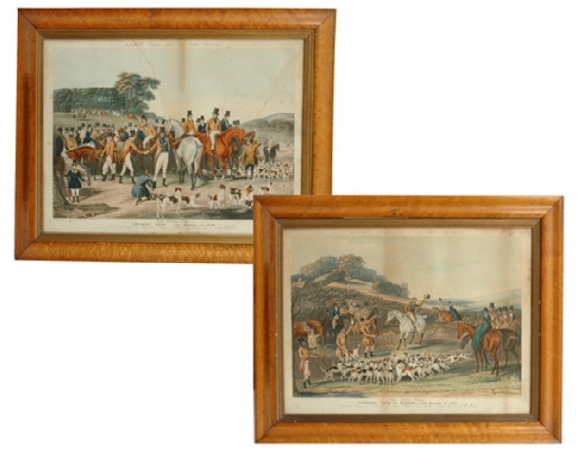 Appraisal: After F C Turner British circa - Hunting Scenes from