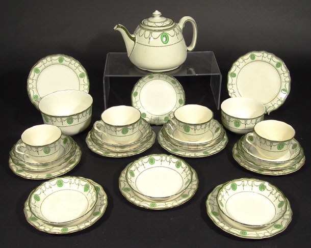 Appraisal: Selection of Royal Doulton Countess pattern teawares comprising a teapot