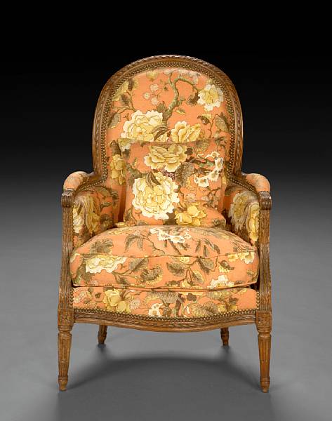 Appraisal: A Louis XVI style berg re late th century The