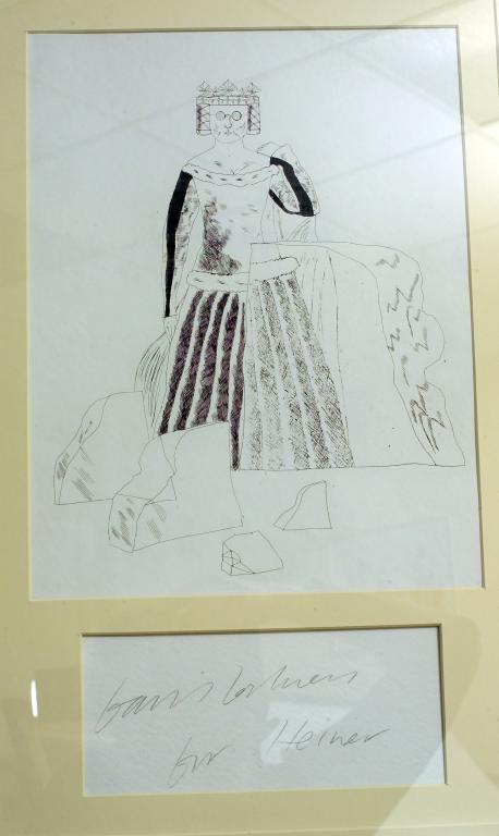 Appraisal: DAVID HOCKNEY R A b THE PRINCESS WHEN OLD ETCHING