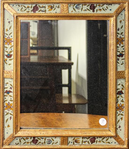 Appraisal: Sale Lot A Giltwood and Eglomise Decorated Mirror th century