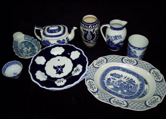 Appraisal: A small collection of blue and white china th Century