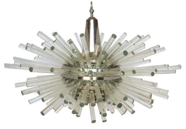 Appraisal: Austrian mid-century modern Miracle Sputnik chandelier designed by Friedl Bakalowits