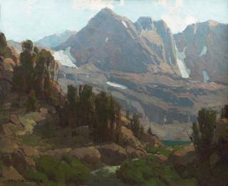 Appraisal: High Sierra Landscape Edgar Alwin Payne - oil on canvas