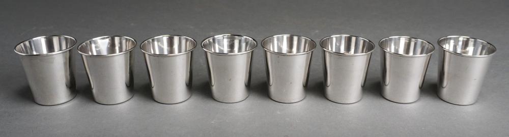 Appraisal: Set of Eight Reed Barton Sterling Silver Toasting Cups ozt