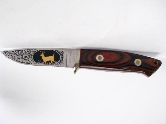 Appraisal: Browning limited edition straight knife with leather sheath number of