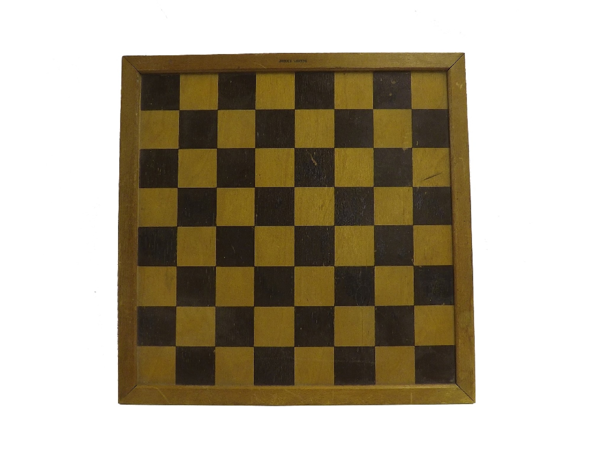 Appraisal: Vintage chess games board stamped Jaques London x