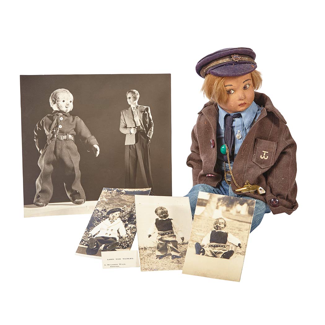 Appraisal: WADLEY LORD TOD Archive relating to Joe Carstairs' doll Lord