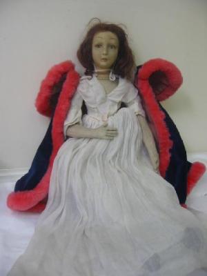 Appraisal: A Lenci fabric covered girl doll with moulded painted face