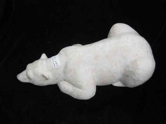 Appraisal: Lladro Porcelain Figurine of a Polar Bearat rest '' long