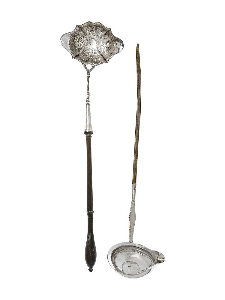 Appraisal: A George II Silver Toddy Ladle A George II Silver