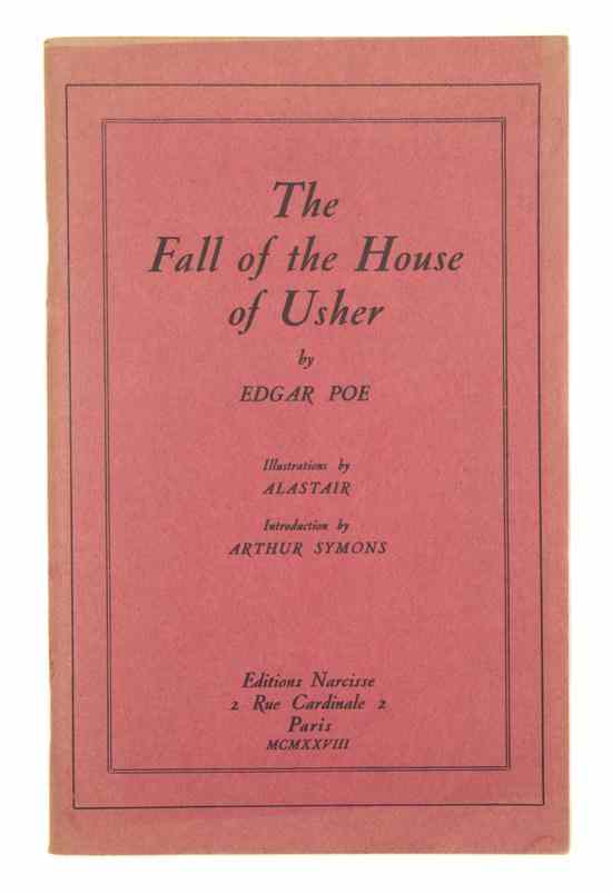 Appraisal: POE EDGAR ALLEN The Fall of the House of Usher