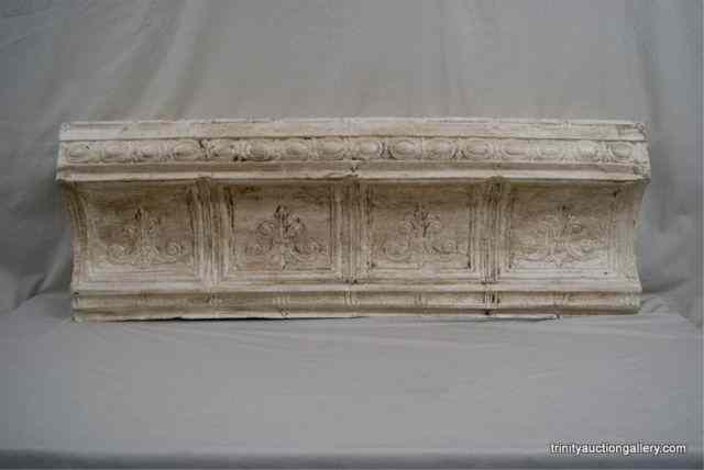 Appraisal: Antique Pressed Tin Crown Molding Wall DecorThis is a very