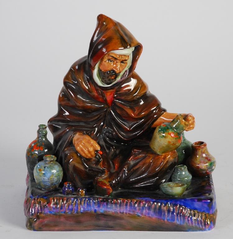 Appraisal: ROYAL DOULTON CHINA FIGURE 'The Potter' HN cm high printed