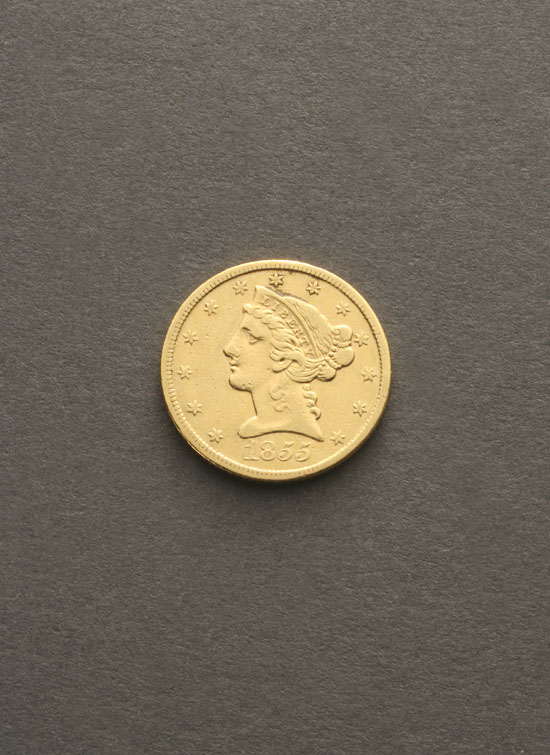 Appraisal: U S Half Eagle Five-Dollar Gold Coin Dated S