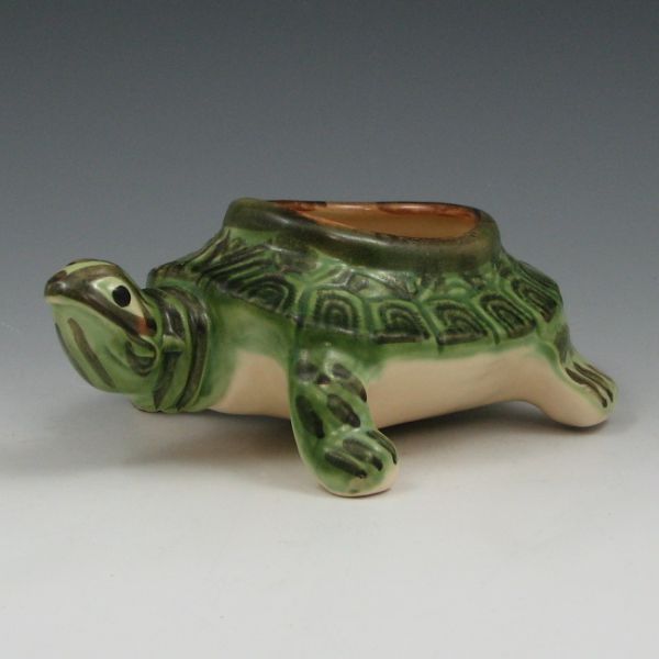 Appraisal: Brush McCoy turtle planter Unmarked Mint long by tall