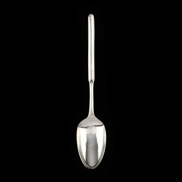 Appraisal: RARE GEORGE III SILVER MARROW SPOON MARK OF HESTER BATEMAN