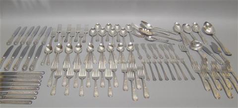 Appraisal: S KIRK SONS SILVER FLATWARE SERVICE Old Maryland Engraved including