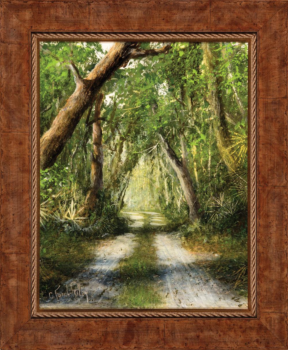 Appraisal: C Ford Riley American Florida b Pathway through the Trees