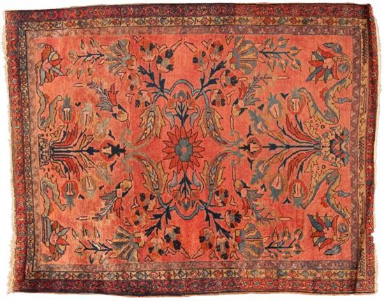 Appraisal: Semi-antique Lilehan rug Persia circa x