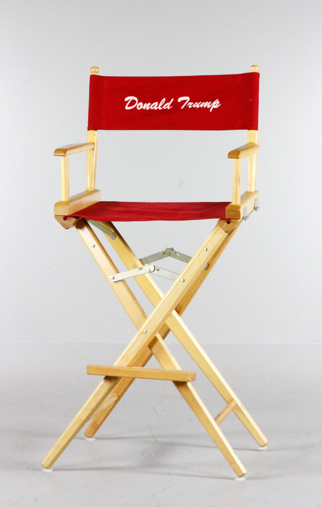 Appraisal: - Donald Trump Director's Chair Donald Trump director's chair from