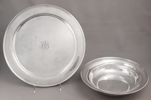 Appraisal: WALLACE STERLING SALVER AND GORHAM STERLING BOWL To include Wallace