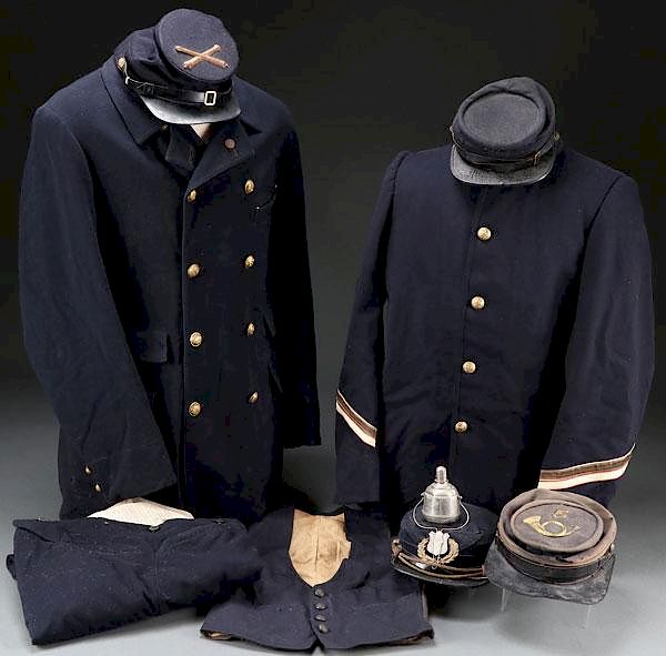 Appraisal: CIVIL WAR GAR UNIFORMS CIVIL WAR GAR UNIFORMS Comprising a