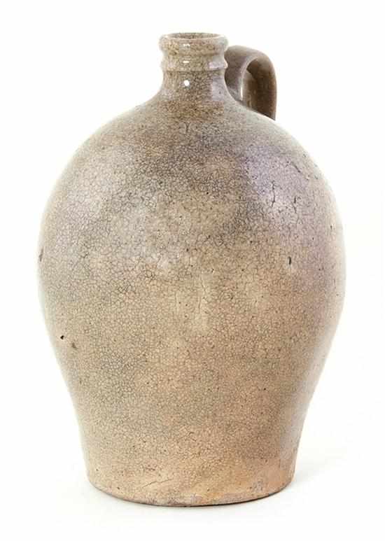 Appraisal: Southern stoneware jug probably Pottersville or Horse Creek Valley Edgefield