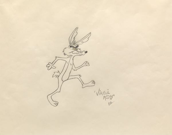 Appraisal: VIRGIL ROSS AMERICAN - x sight size Wile E Coyote