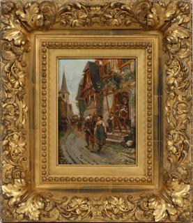 Appraisal: SAVAROL FRENCH OIL ON CANVAS CIRCA SAVAROL FRENCH OIL ON