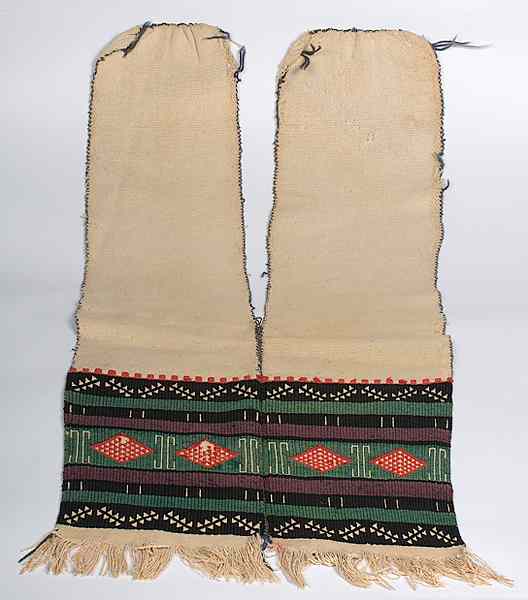 Appraisal: Hopi Dance Sashes lot of brocaded using red green purple