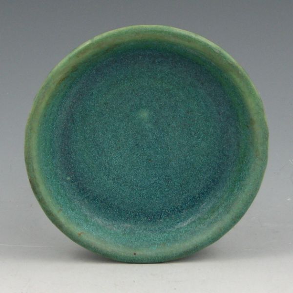 Appraisal: Fulper pin tray in blue and green high glaze Marked