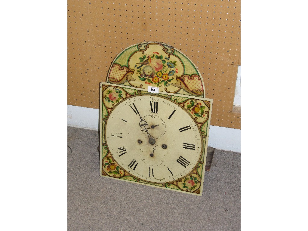 Appraisal: Longcase clock painted dial and works