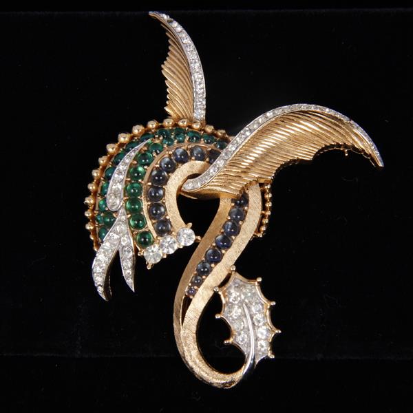 Appraisal: Trifari Alfred Philippe Jewels of Fantasy winged creature pin brooch