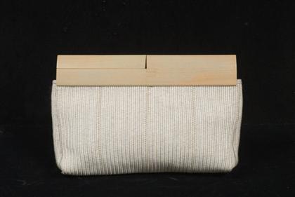 Appraisal: Four De Vecchi woven clutch purses contemporary PROVENANCE The collection