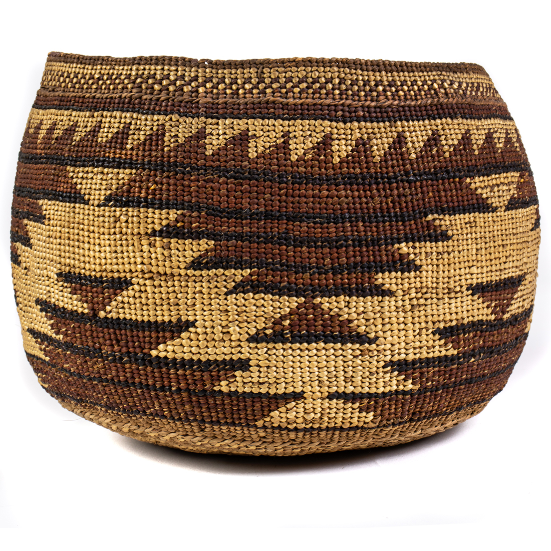 Appraisal: A HUPA OR KURAK BASKET A Hupa or Kurak basket