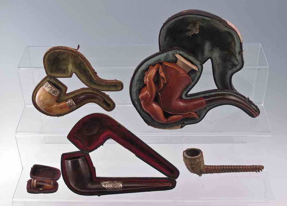 Appraisal: PIECE COLLECTION OF PIPES TOBACCIANA To include William Demuth Company