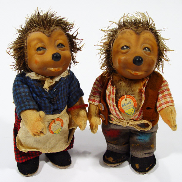 Appraisal: Two Steiff Micki hedgehogs with paper labels to their chests