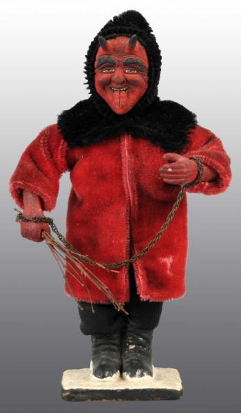 Appraisal: Knecht Ruprecht Santa Devil Figure Description Great detail and expression