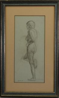 Appraisal: Kapsner Signed th C Nude Study of a Woman Kapsner