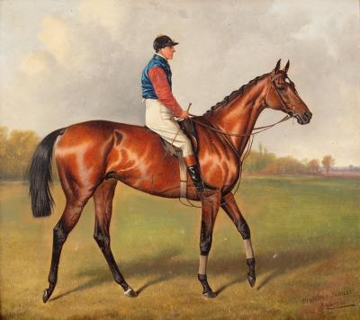 Appraisal: Alfred Wheeler British - Ladas Diamond Jubilee racehorse studies each