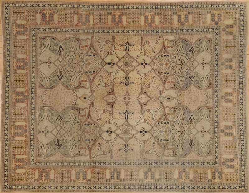 Appraisal: TABRIZ CARPET ft in x ft in The Estate of