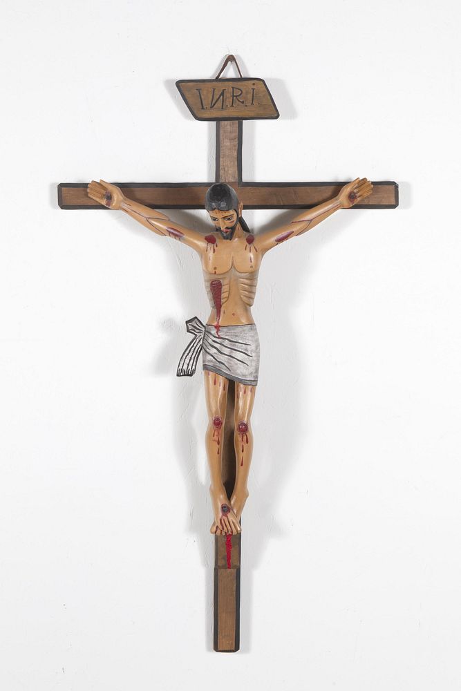 Appraisal: Horacio Valdez Cristo Crucificado Horacio Valdez - Cristo Crucificado carved