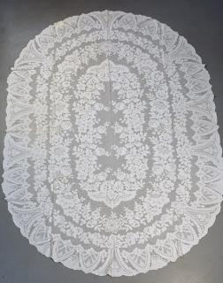 Appraisal: Lace tablecloths lot Lace tablecloths lot One lace fancy round