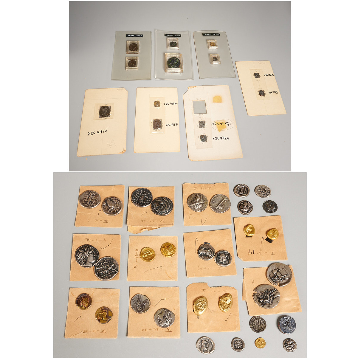 Appraisal: GROUP ROMAN AND ROMAN STYLE COINS EX-MUSEUM Incl approx coins