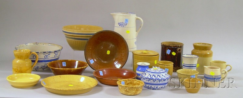 Appraisal: Twenty-one Pieces of Assorted Country Kitchen and Domestic Ware including