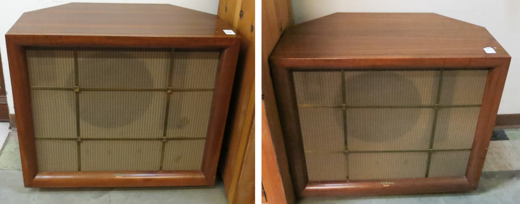 Appraisal: PAIR OF VINTAGE ELECTRO-VOICE REGENCY SPEAKERS Electro-Voice Inc Buchanan Michigan