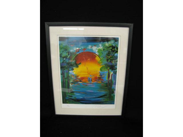 Appraisal: Peter Max Print The Better World UN issue of X