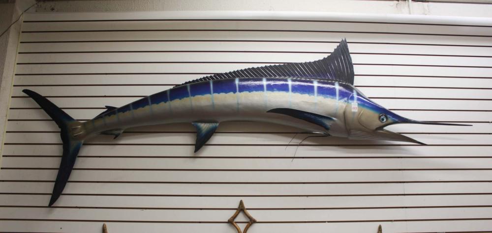 Appraisal: MARINE TAXIDERMY MOUNT Pacific Blue Marlin ' L